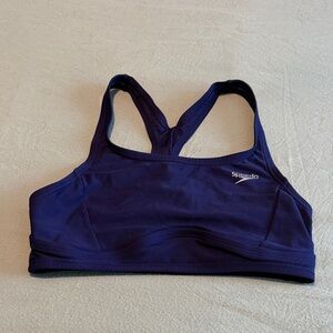 Speedo Women's Deep Blue Sports Bra